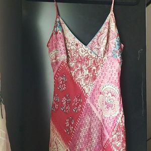 Heart Moon Stars Quilt Dress Vintage feel